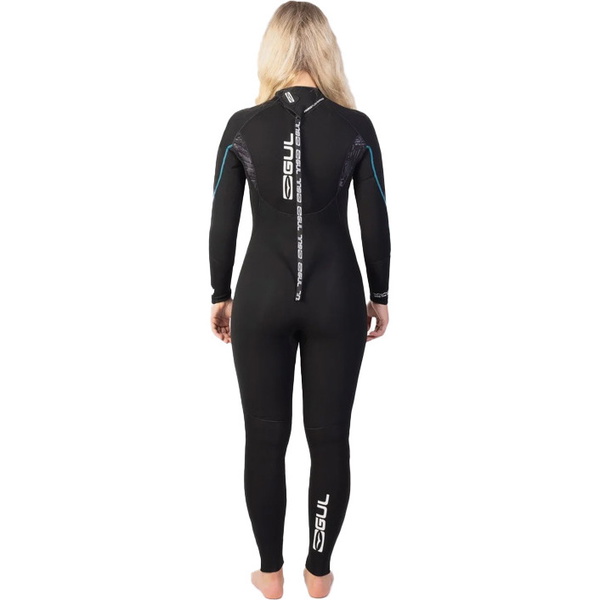 2026 Gul Da Donna Response 5/3mm Gbs Back Zip Muta RE1229-C1 - Black